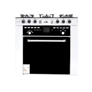 اجاق گاز طرح فر لایف مدل ۵۲۱ صفحه شیشه ای