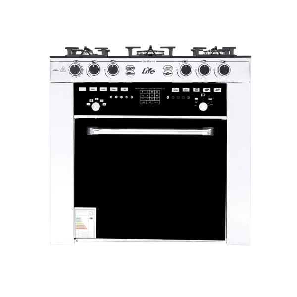 اجاق گاز طرح فر لایف مدل ۵۲۱ صفحه شیشه ای اجاق گاز طرح فر لایف مدل ۵۲۱ صفحه شیشه ای