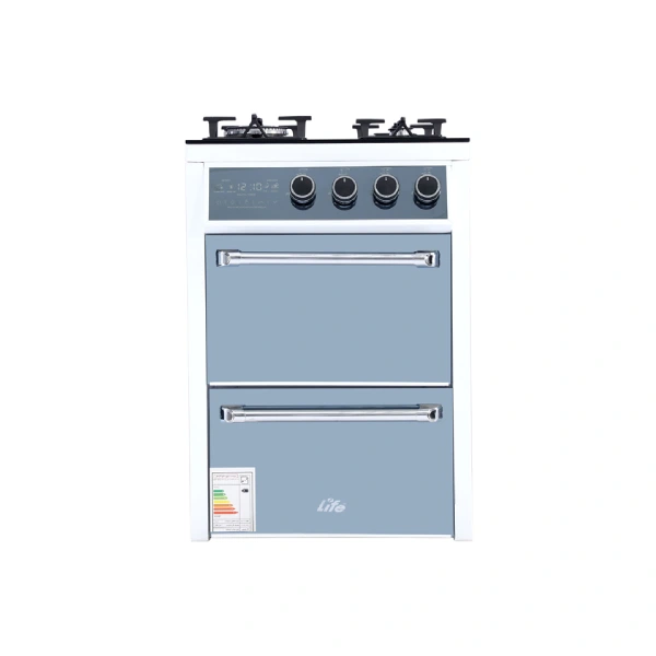 اجاق گاز طرح فر ۴ شعله لایف مدل ۴۲۰ سفید اجاق گاز طرح فر ۴ شعله لایف مدل ۴۲۰ سفید