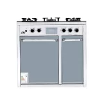 اجاق گاز طرح فر ۵ شعله لایف ۵۰۱ سفید