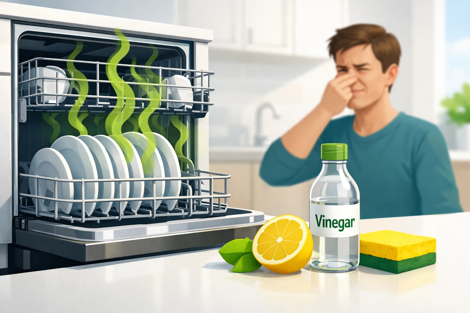 علت بوی بد ماشین ظرف‌شویی و راه حل فوری برای رفع آن چیست؟